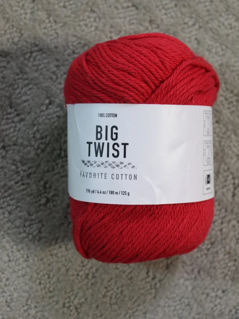 Lot of 3 Yarn Skeins Mixed Brands & Materials Pink, Purple, Red